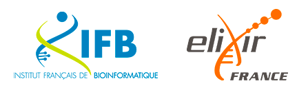 Logo de l'institut Français de Bioinformatique ElixirFR